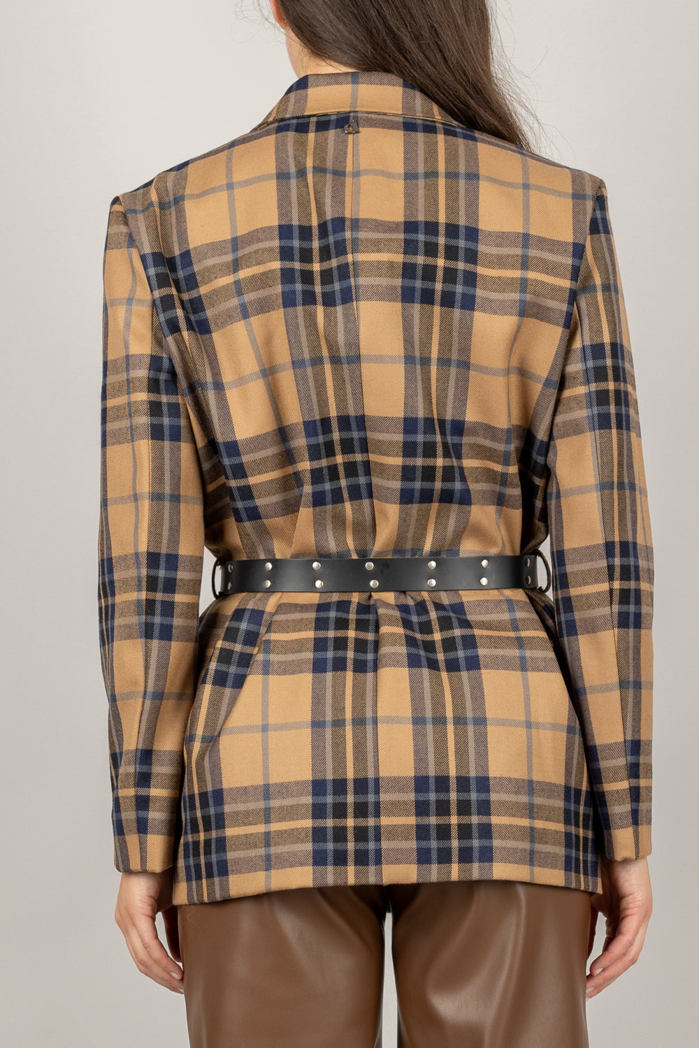 DIXIE - JDM2YODCP - GIACCA IN LANA CON CINTA E SPILLE