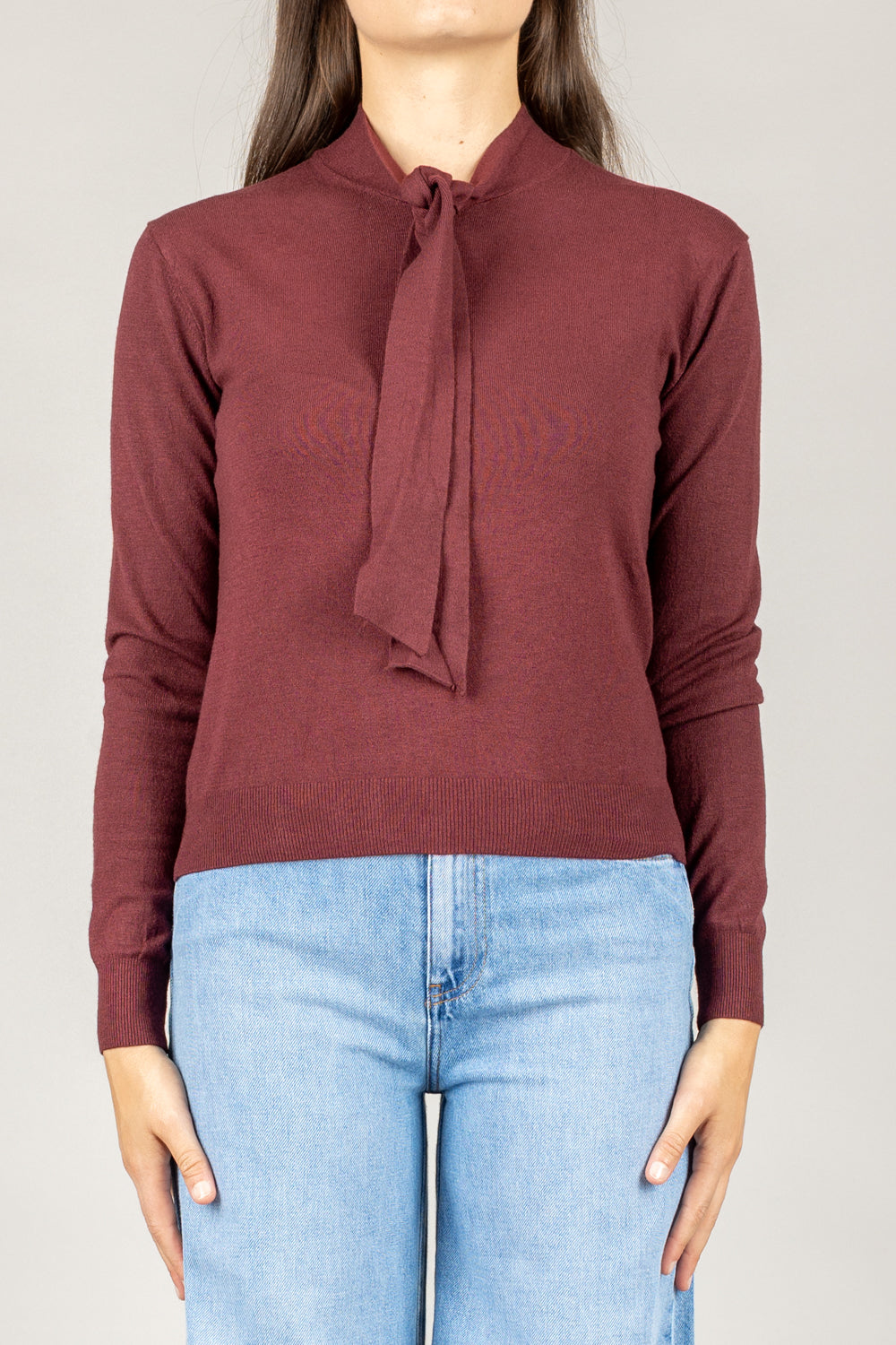 VICOLO - 44005F - MAGLIA CON FUSCIACCA