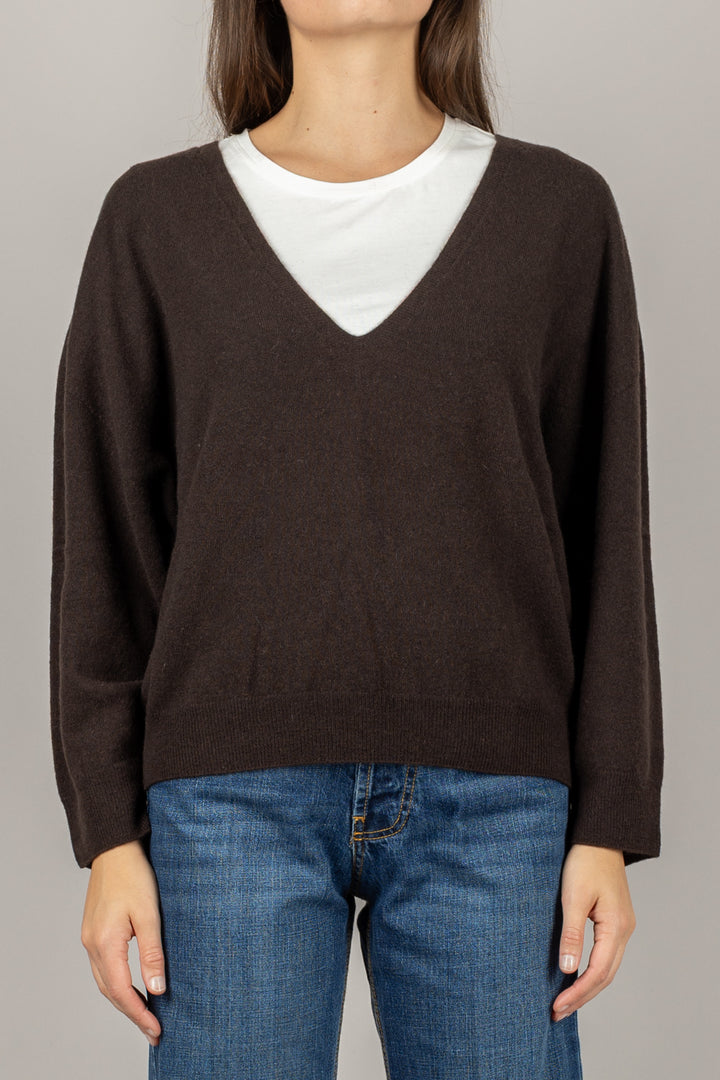 VICOLO - 22077F - MAGLIA SCOLLO A V