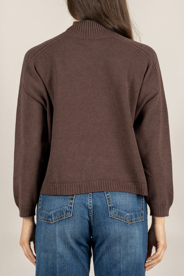 VICOLO - 77063F - MAGLIA MEZZO COLLO