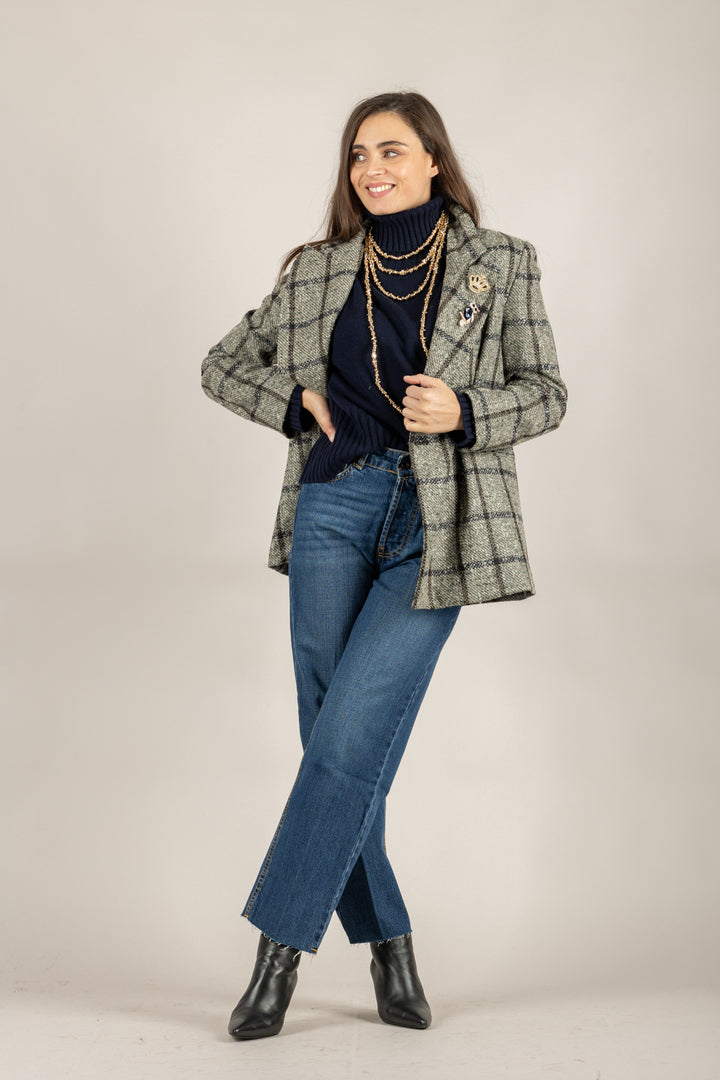 TENSIONE IN - WL938-7AI25 - MAGLIA COLLO ALTO