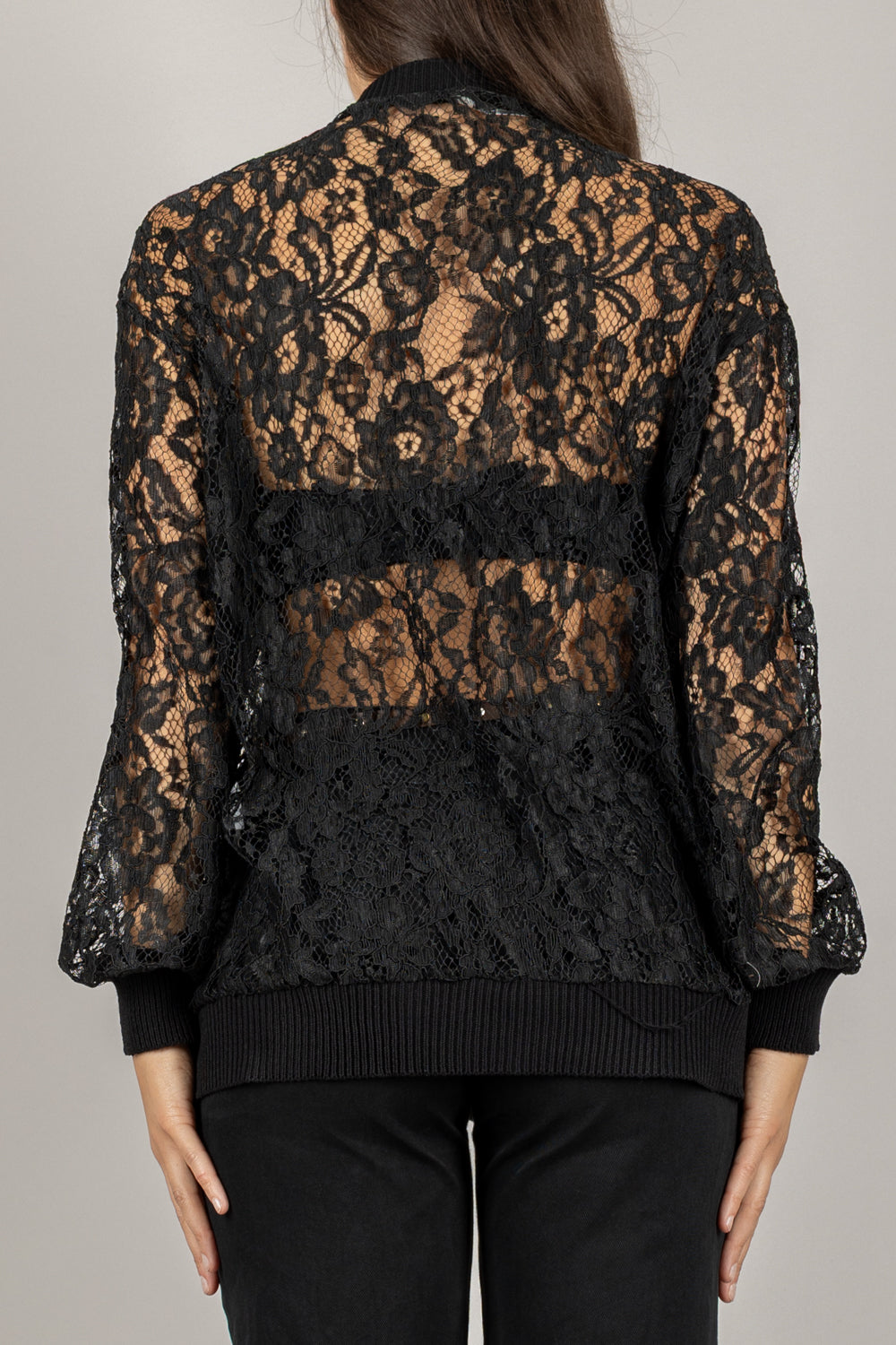 TENSIONE IN - M30010AT - CARDIGAN OVER IN PIZZO