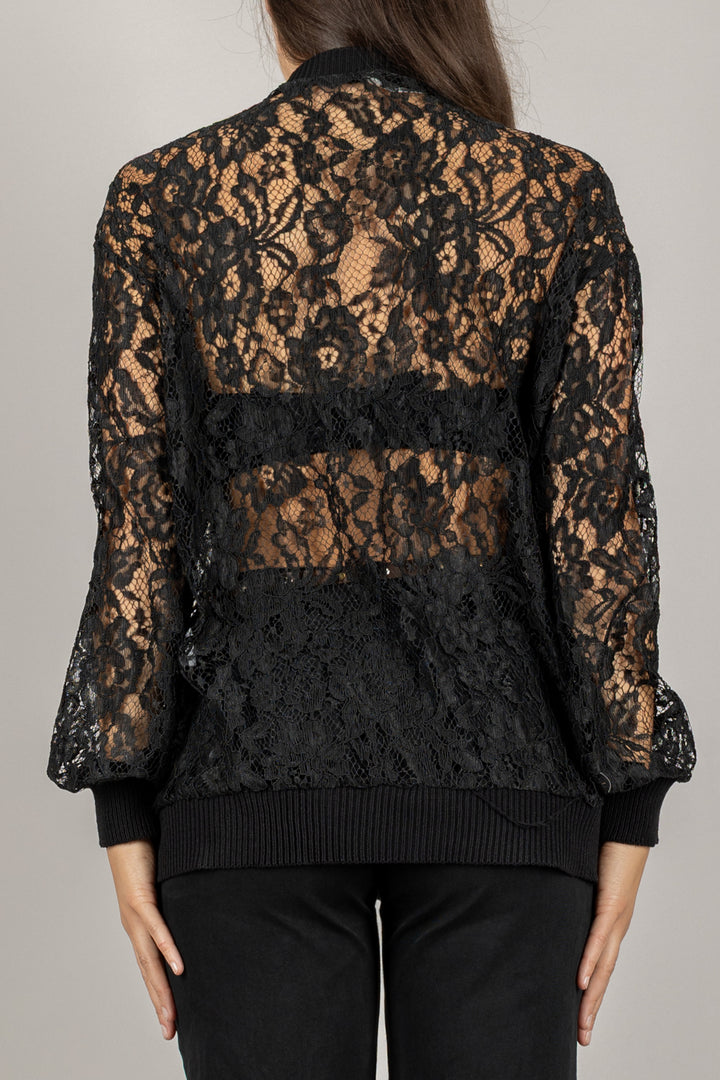 TENSIONE IN - M30010AT - CARDIGAN OVER IN PIZZO
