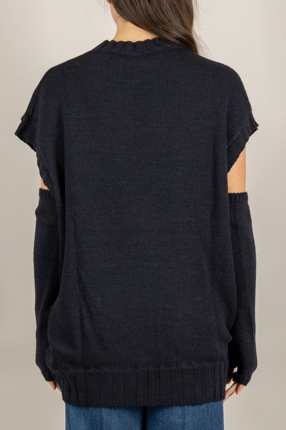 TENSIONE IN - 252PA9339 - GILET STONDATO CON MANICOTTI