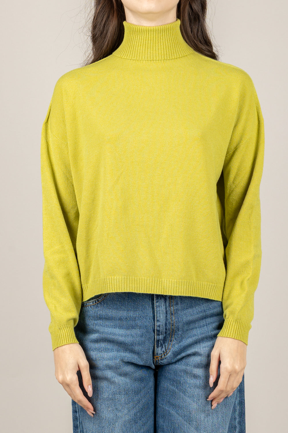 VICOLO - 22203F - MAGLIA A COLLO ALTO