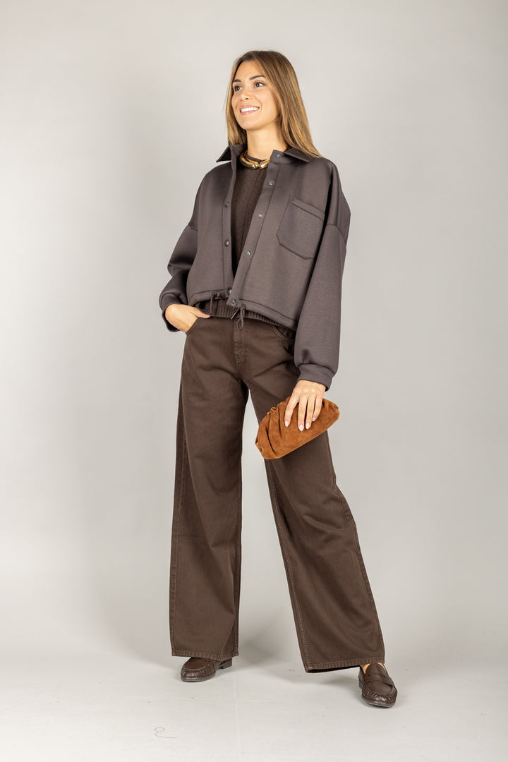 VICOLO - TF0802 - GIACCA BOMBER NEOPRENE
