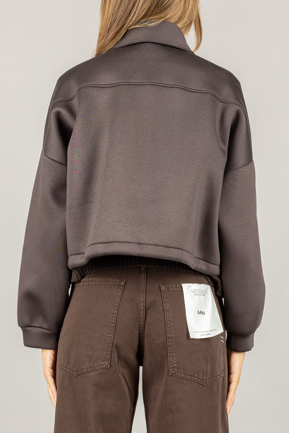 VICOLO - TF0802 - GIACCA BOMBER NEOPRENE