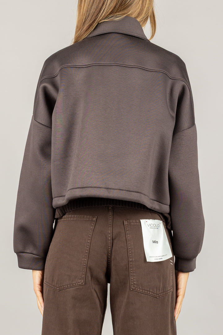 VICOLO - TF0802 - GIACCA BOMBER NEOPRENE