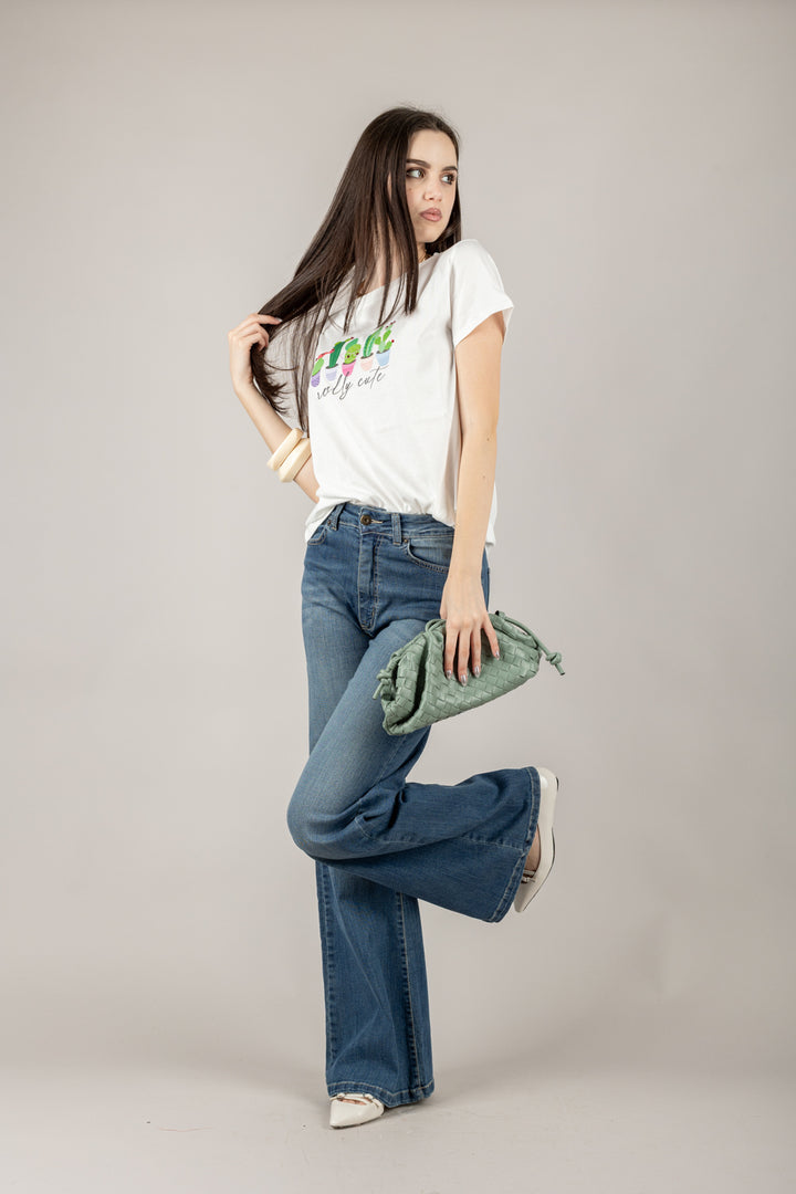 VICOLO - RD1024- T-SHIRT CACTUS