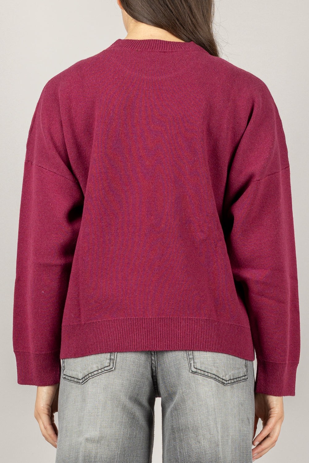 VICOLO - 22021F - MAGLIA OVER GIROCOLLO