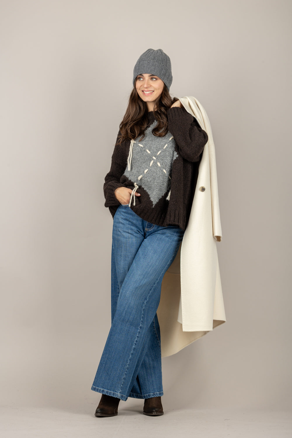 TENSIONE IN - D82000 - MAGLIA ROMBI