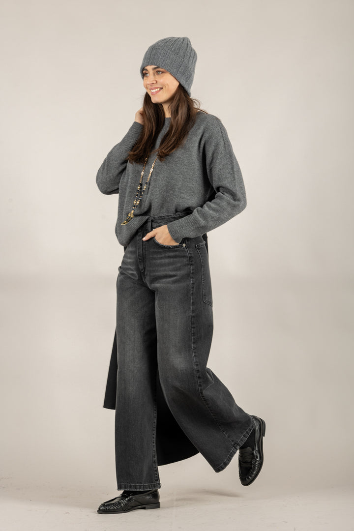 TENSIONE IN - D78756 - MAGLIA SCOLLO A BARCA