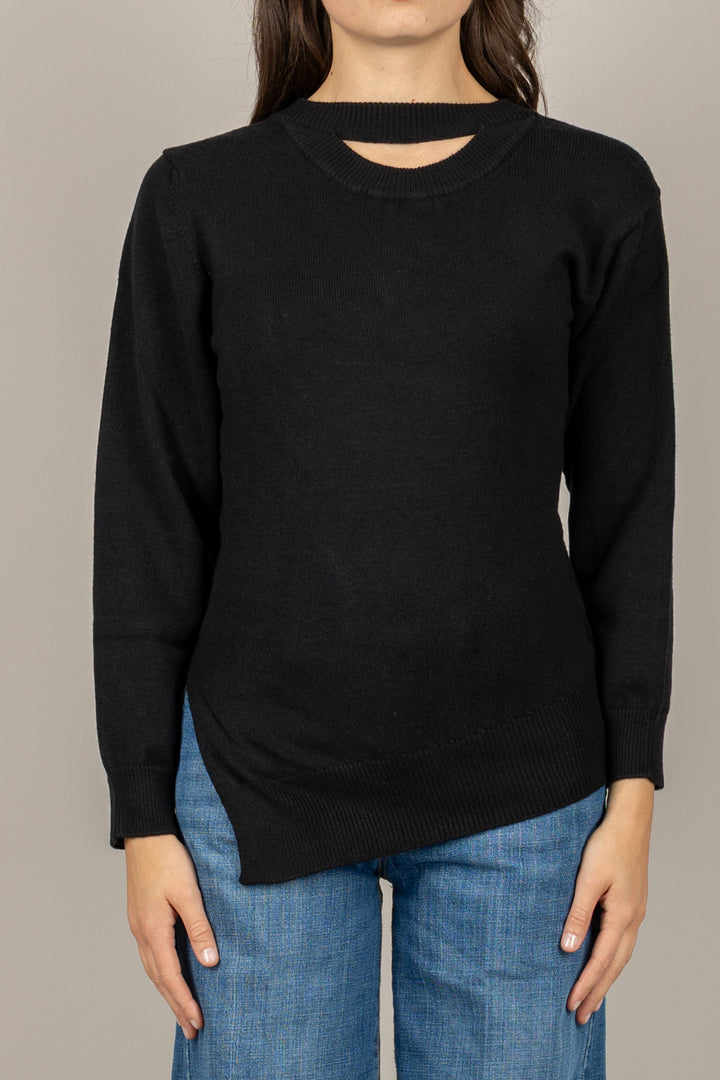 VICOLO - 77207F - MAGLIA SCOLLO POSTERIORE