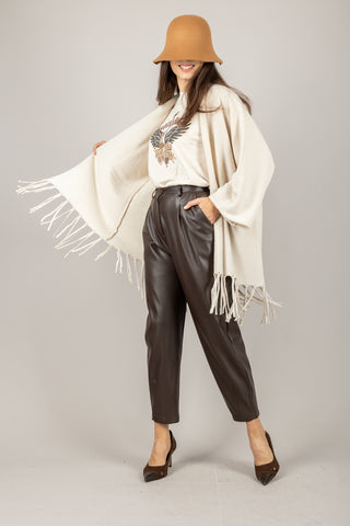 KONTATTO - 3M1036NI - CARDIGAN FRANGE