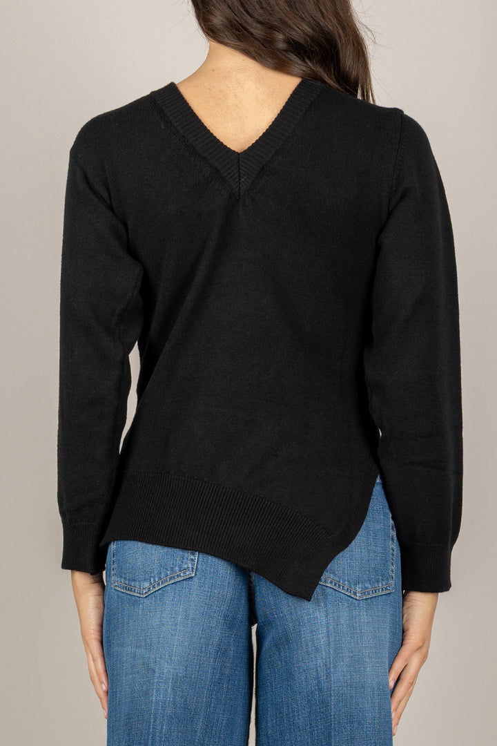 VICOLO - 77207F - MAGLIA SCOLLO POSTERIORE