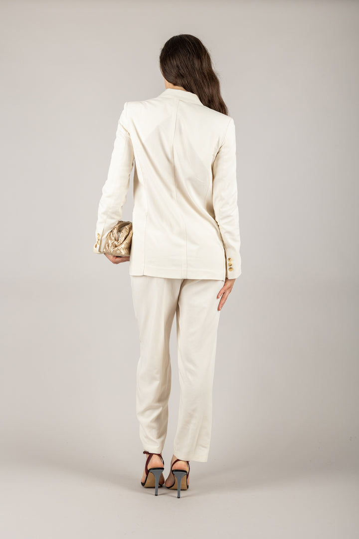 VICOLO - TD1878 - PANTALONE CARROT CON ELASTICO