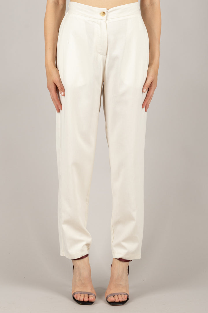 VICOLO - TD1878 - PANTALONE CARROT CON ELASTICO
