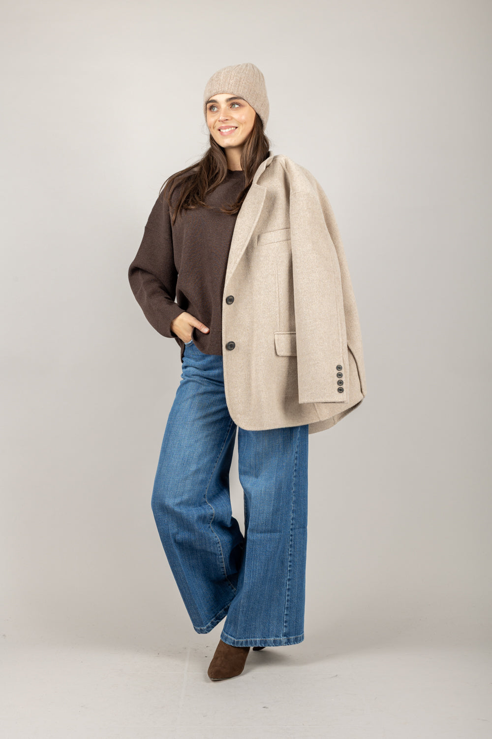 VICOLO - 22021F - MAGLIA OVER GIROCOLLO