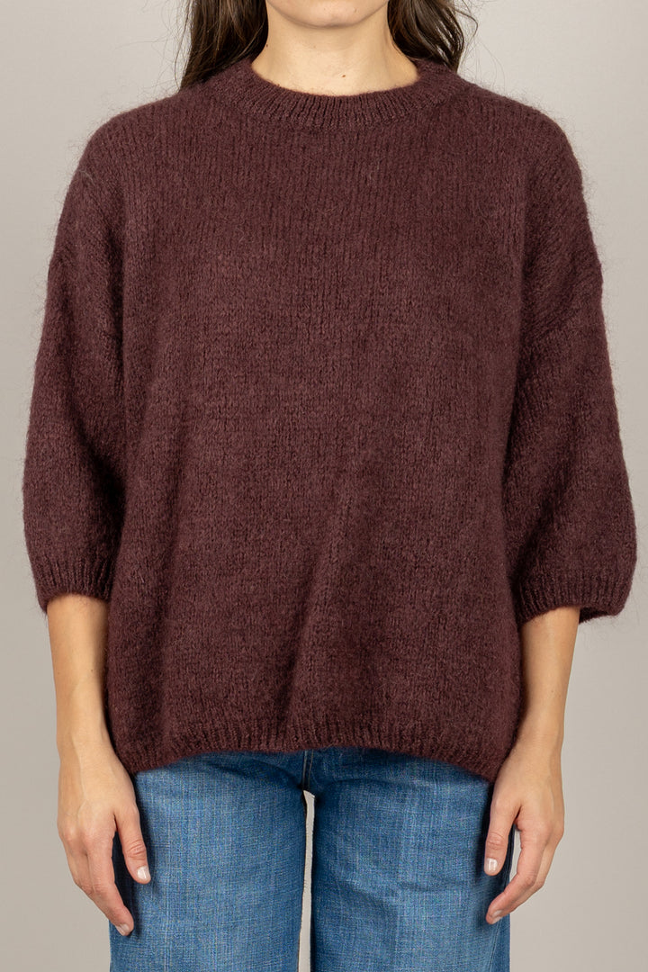 DIXIE - M277Y236- MAGLIA IN MOHAIR GIROCOLLO OVER