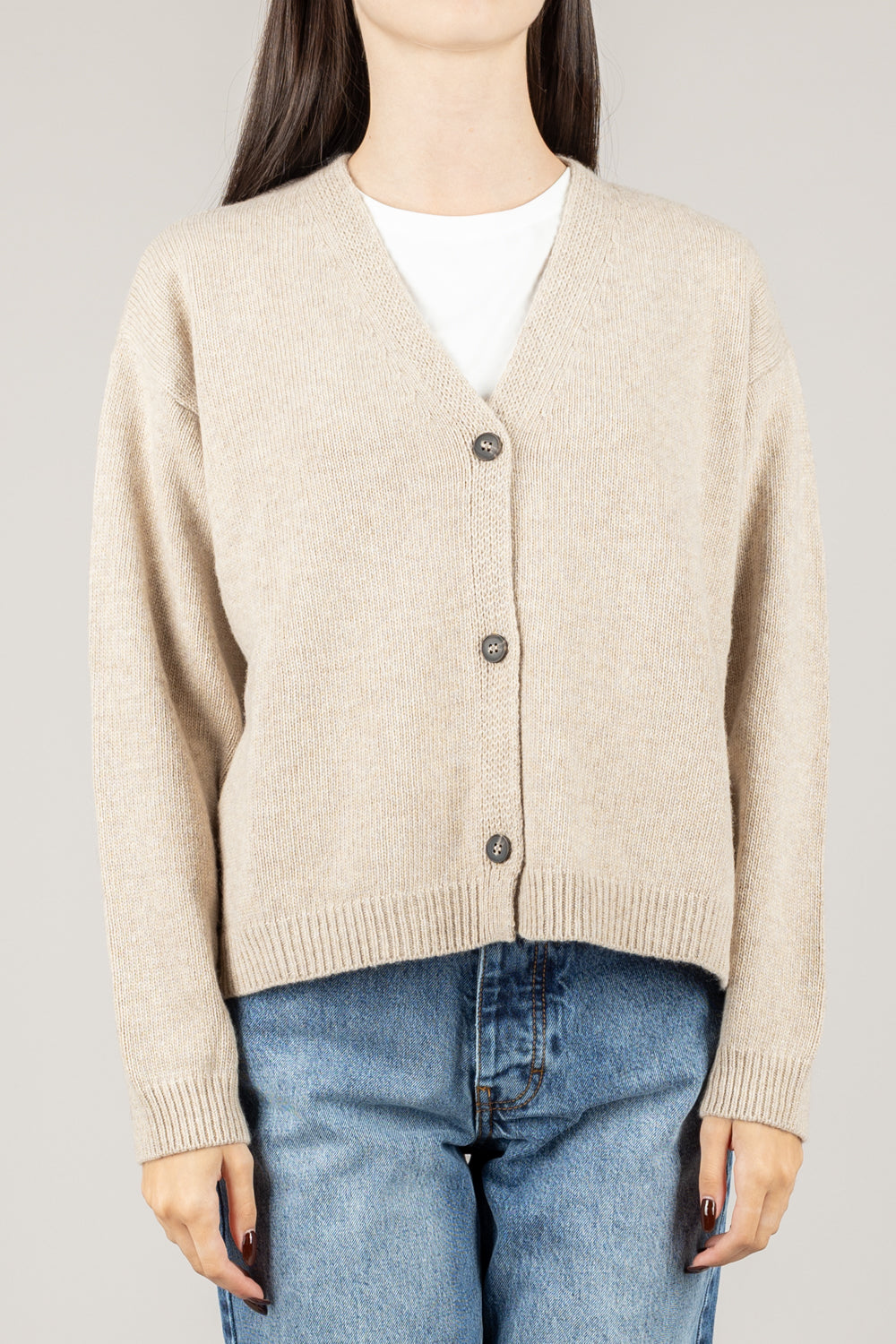 TENSIONE IN - D80926 - CARDIGAN TRE BOTTONI