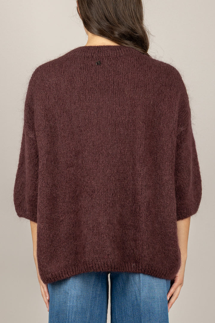 DIXIE - M277Y236- MAGLIA IN MOHAIR GIROCOLLO OVER