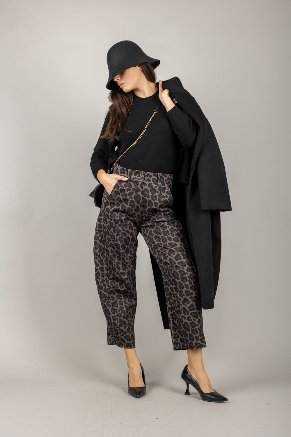 VICOLO - 77062F - MAGLIA SCATOLETTA GIROCOLLO