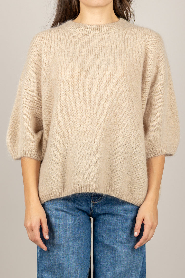 DIXIE - M277Y236- MAGLIA IN MOHAIR GIROCOLLO OVER