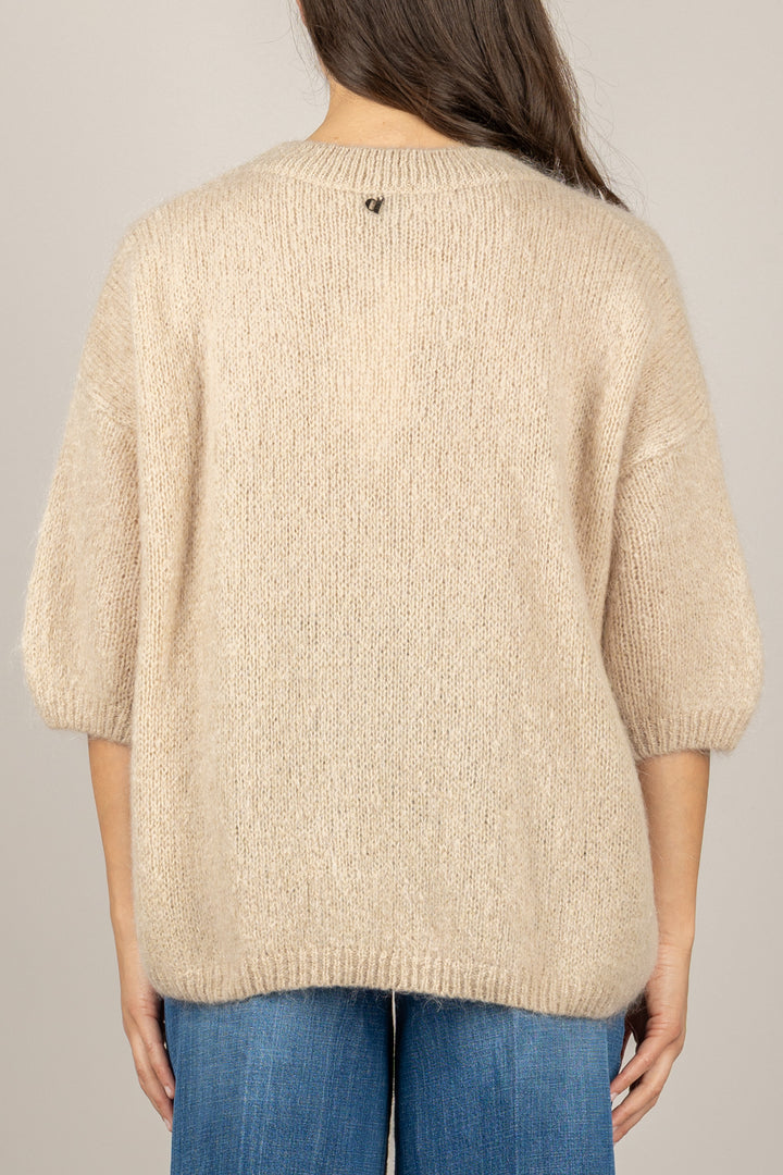 DIXIE - M277Y236- MAGLIA IN MOHAIR GIROCOLLO OVER