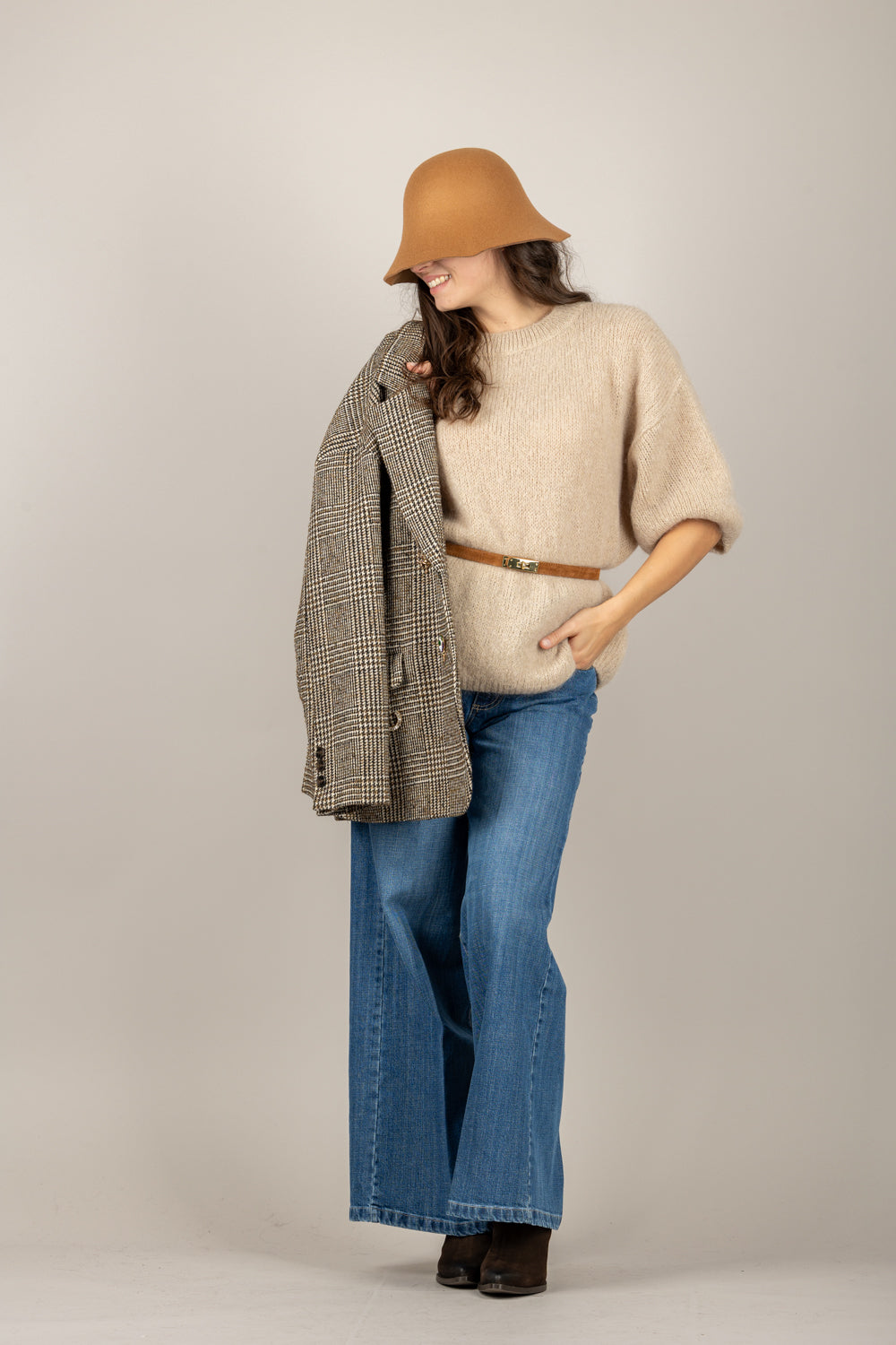 DIXIE - M277Y236- MAGLIA IN MOHAIR GIROCOLLO OVER