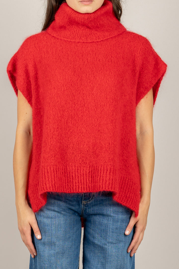 DIXIE - M277Y238 - MAGLIA MOHAIR COLLO ALTO