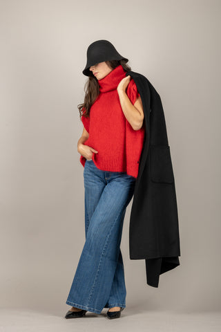 DIXIE - M277Y238 - MAGLIA MOHAIR COLLO ALTO