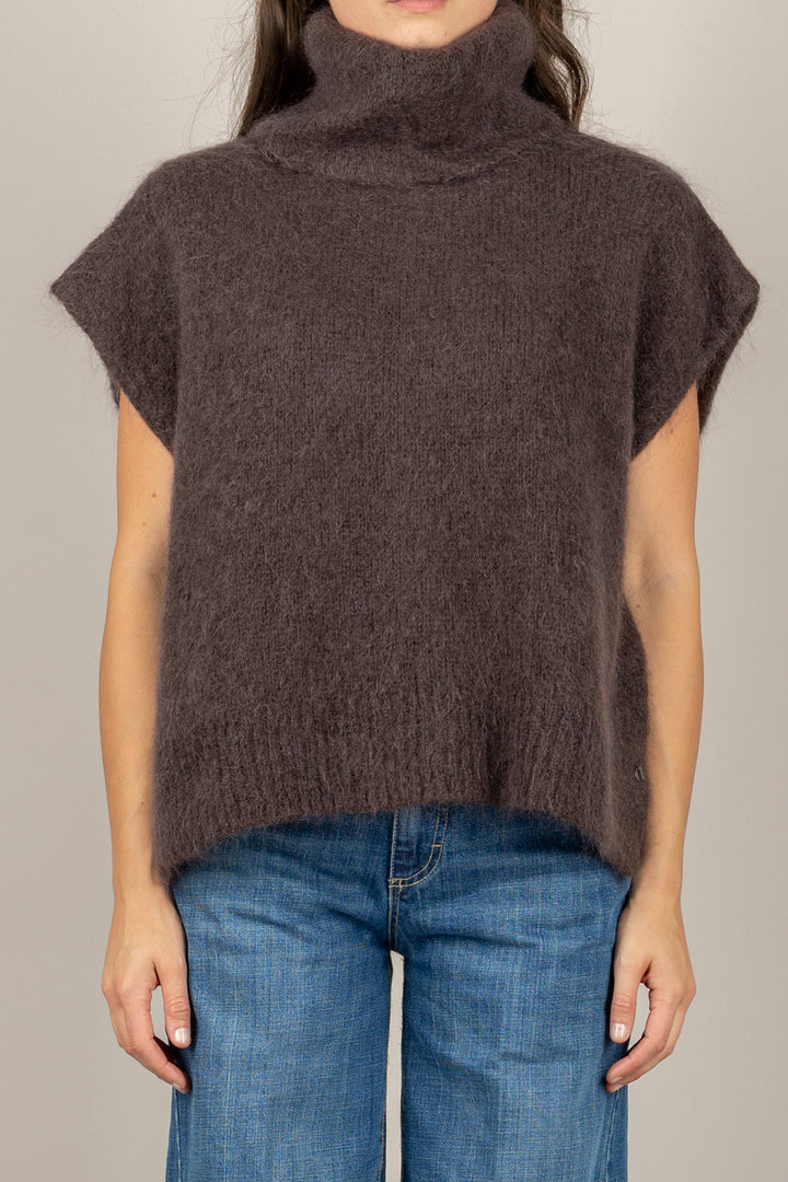 DIXIE - M277Y238 - MAGLIA MOHAIR COLLO ALTO