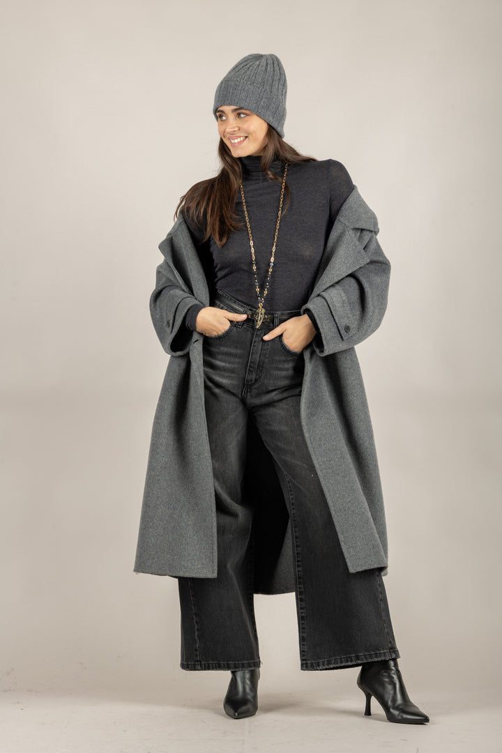 VICOLO - UF0201 - MAGLIA BASIC COLLO ALTO