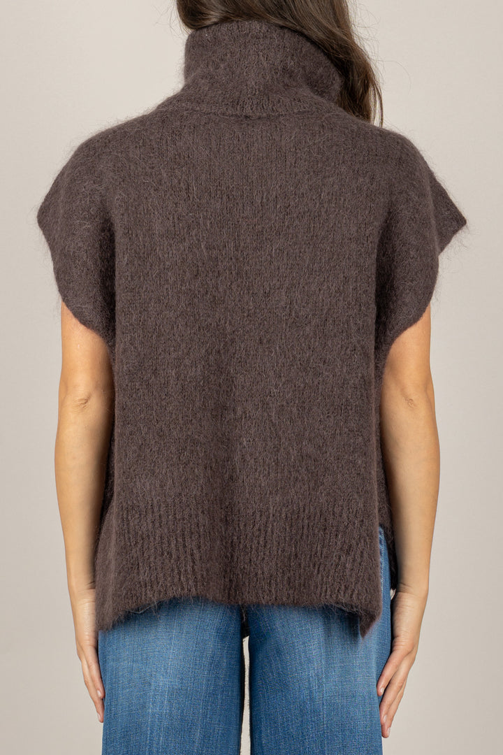 DIXIE - M277Y238 - MAGLIA MOHAIR COLLO ALTO
