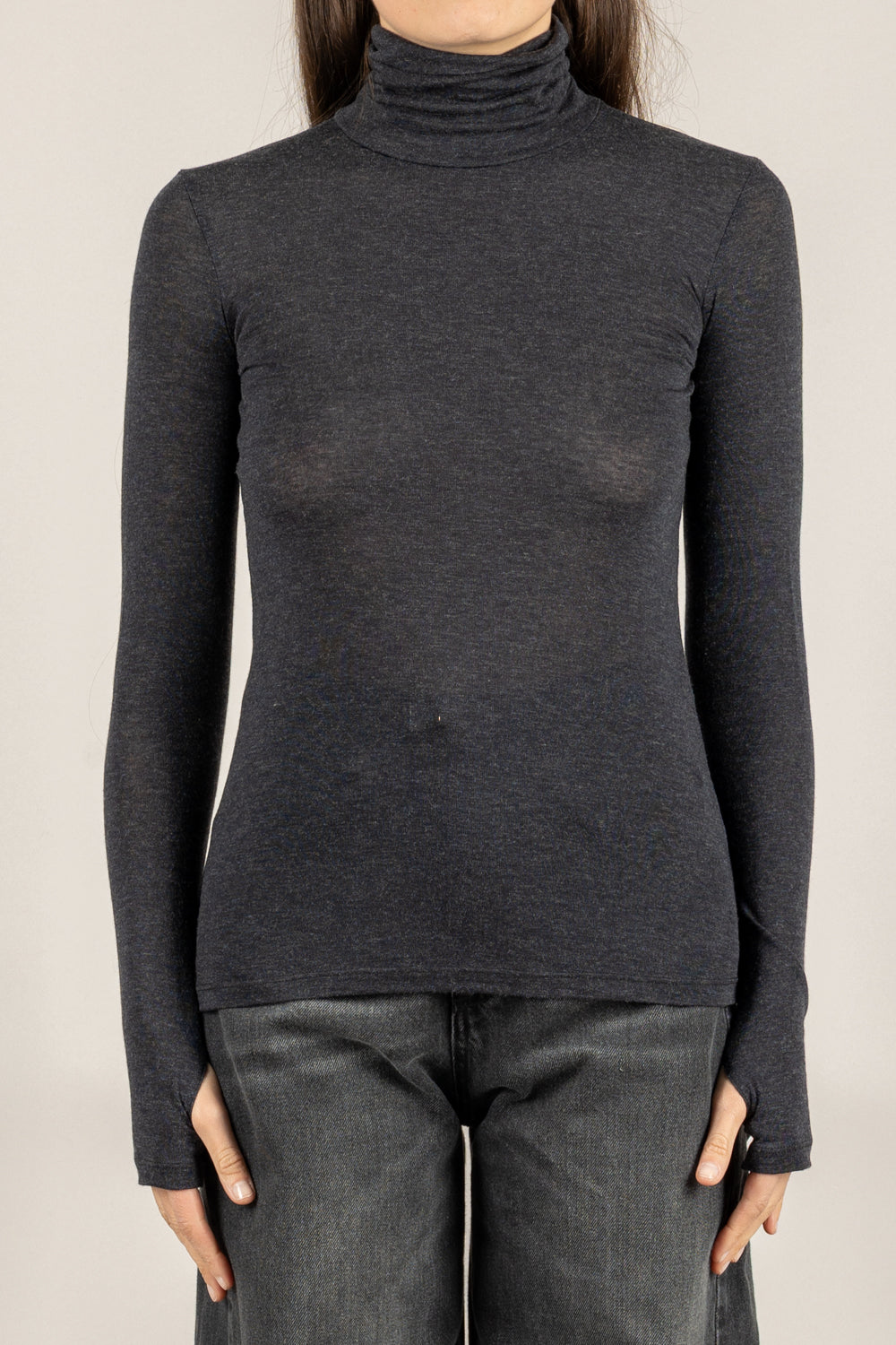 VICOLO - UF0201 - MAGLIA BASIC COLLO ALTO