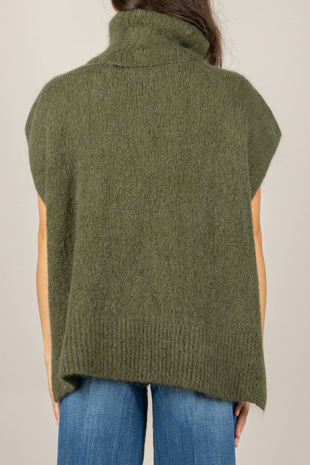 DIXIE - M277Y238 - MAGLIA MOHAIR COLLO ALTO