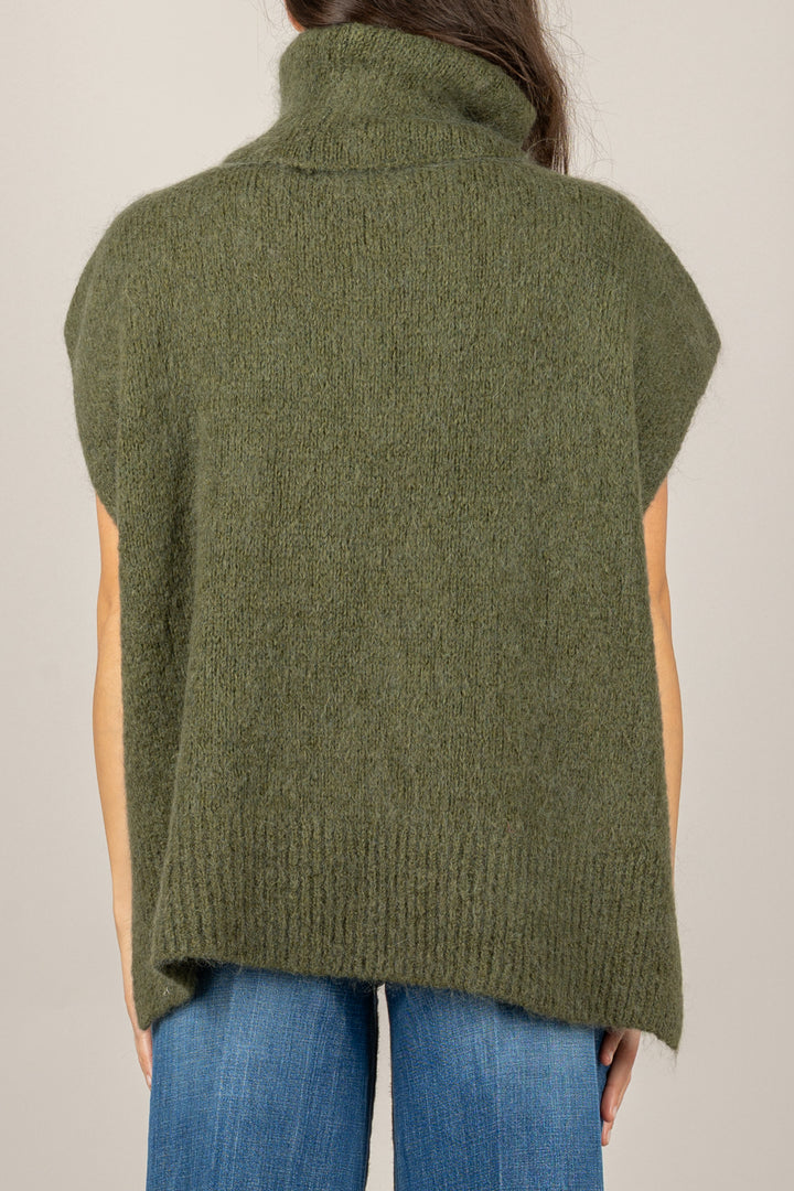 DIXIE - M277Y238 - MAGLIA MOHAIR COLLO ALTO