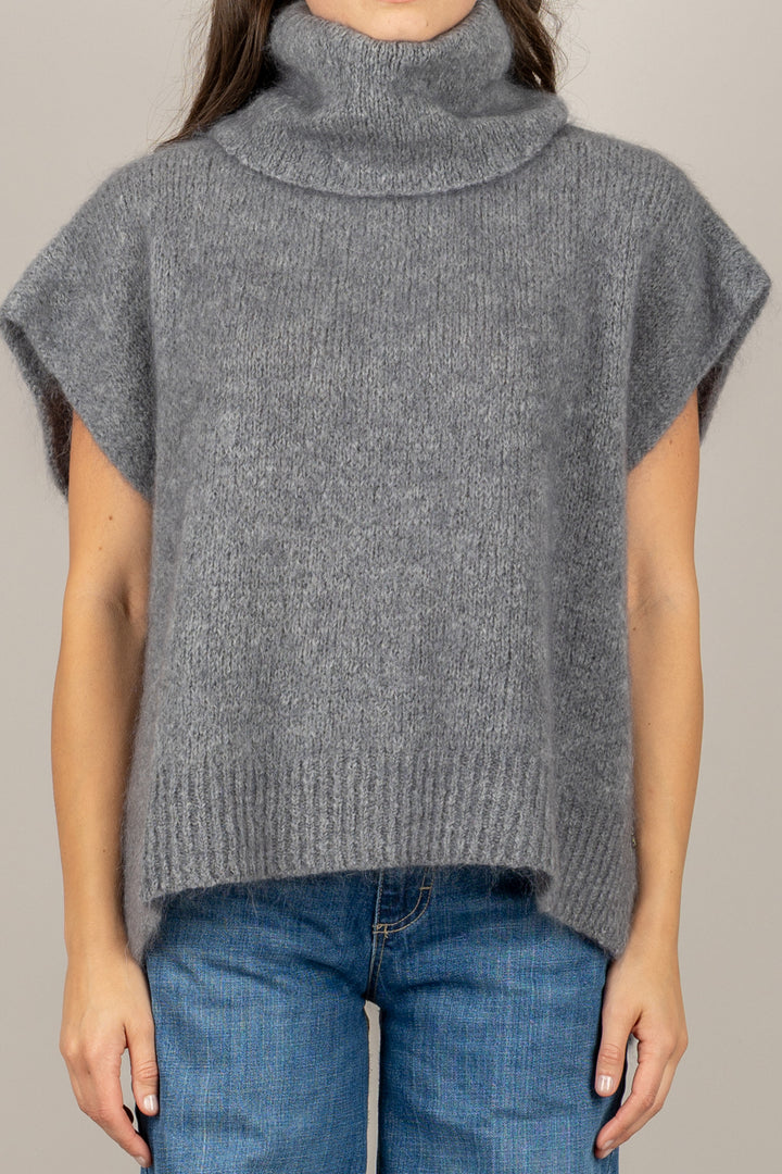 DIXIE - M277Y238 - MAGLIA MOHAIR COLLO ALTO