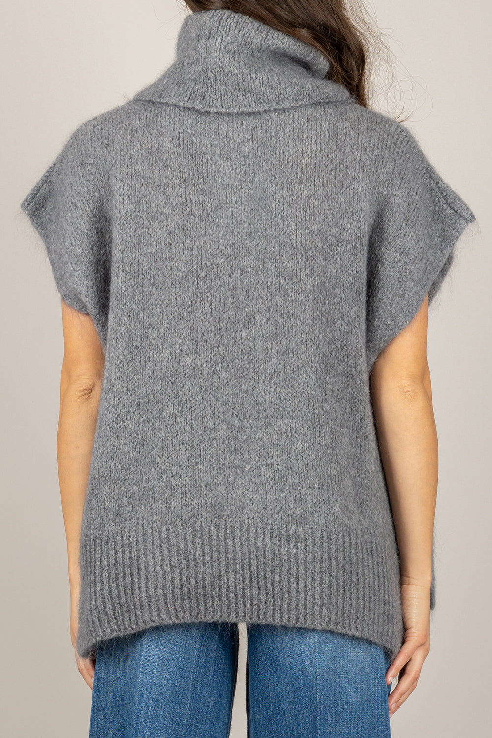 DIXIE - M277Y238 - MAGLIA MOHAIR COLLO ALTO