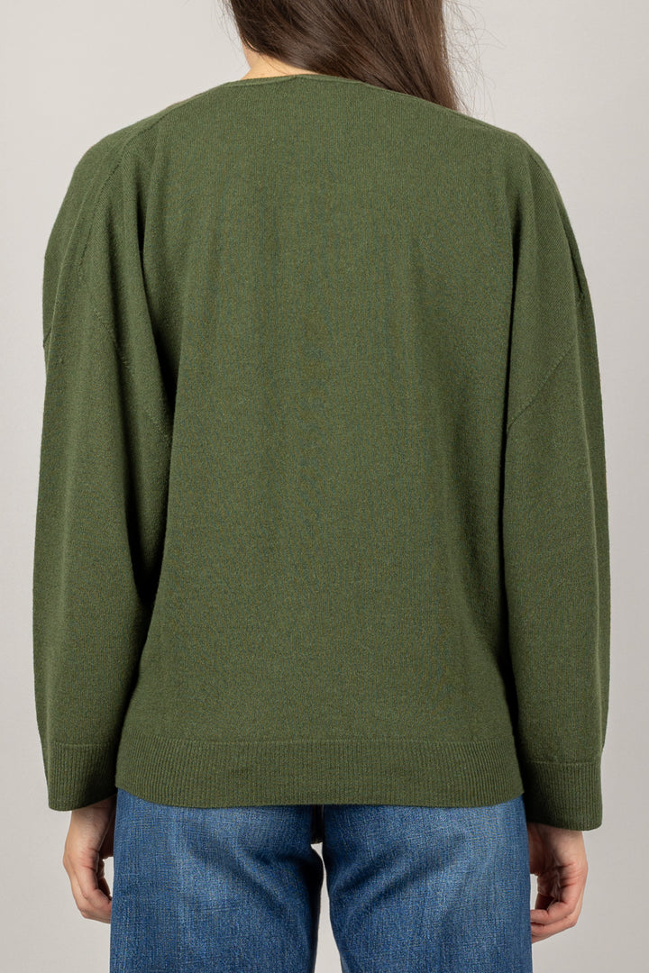 VICOLO - 22077F - MAGLIA SCOLLO A V