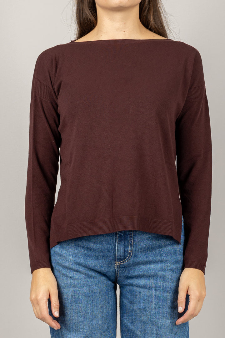 KONTATTO - 3M0800C - MAGLIA SCATOLETTA CON SPACCHI LATERALI