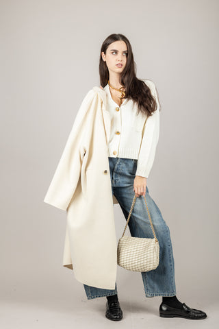 VICOLO - 77032F - CARDIGAN BOTTONI ORO