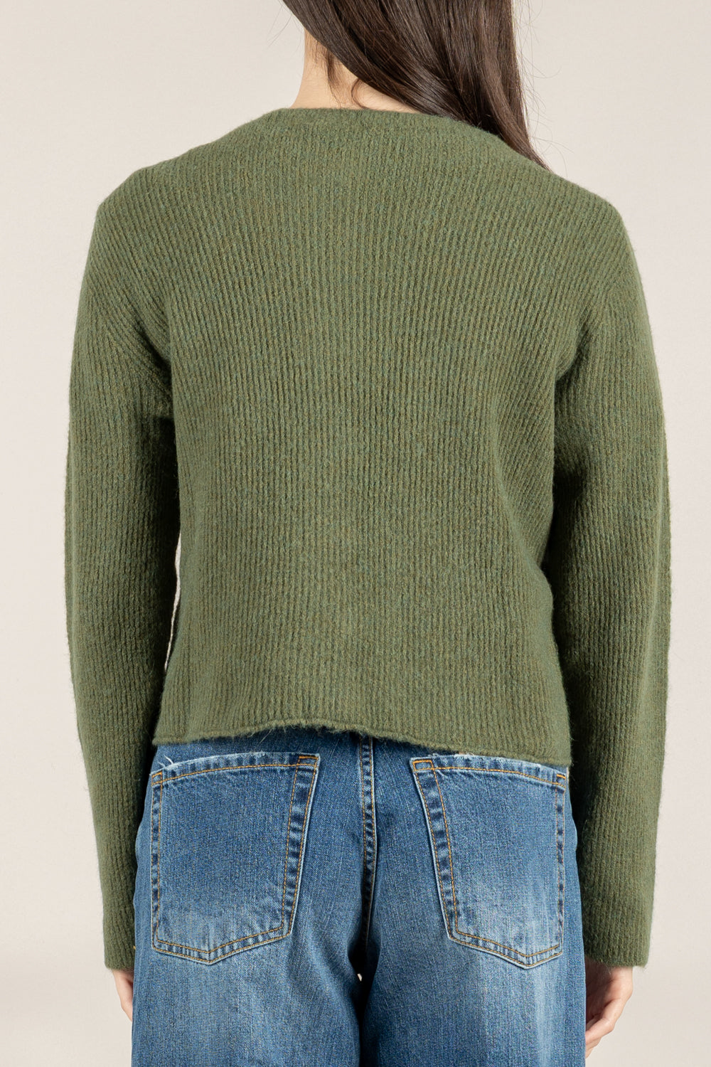 KONTATTO - 3M0882C - CARDIGAN BOTTONO GIOIELLO