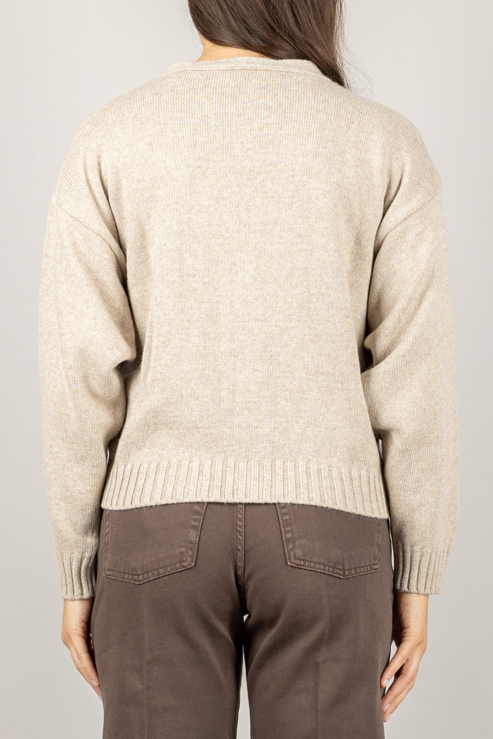 VICOLO - 77032F - CARDIGAN BOTTONI ORO