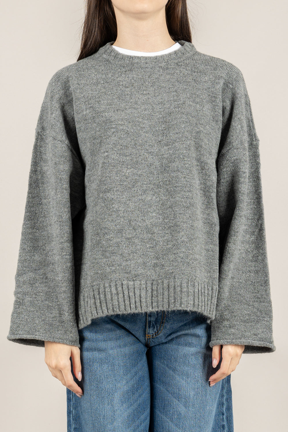 KONTATTO - 3M0935C - MAGLIA GIROCOLLO CON MANICHE LARGHE