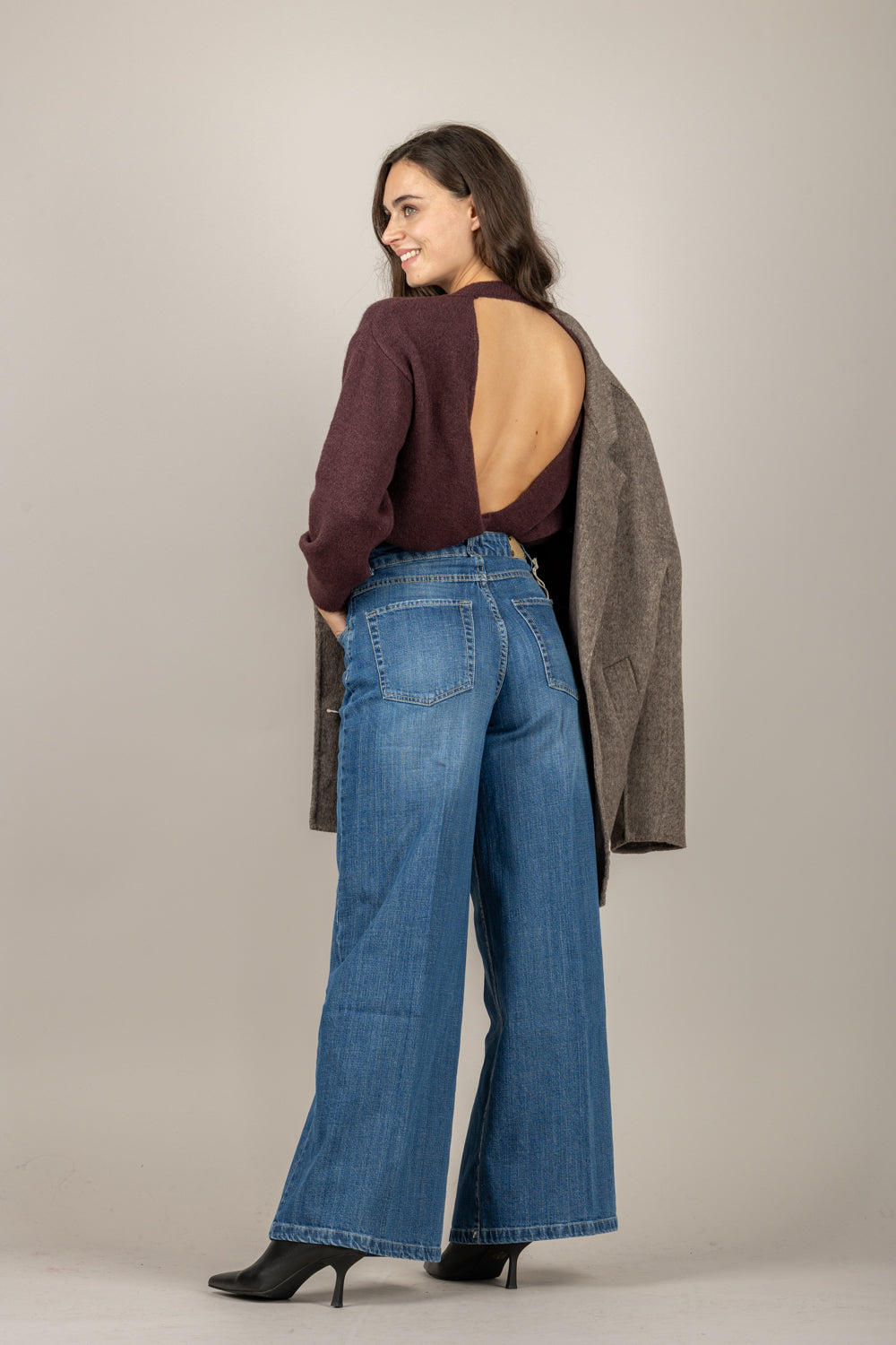 DIXIE - M277Y226 - MAGLIA MANICHE LUNGHE SCOLLO SCHIENA