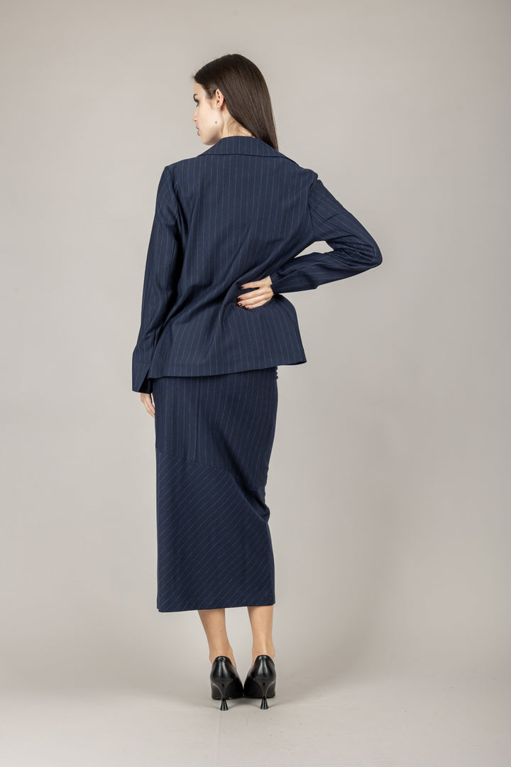 MM MaxMara - 2526916087 - GIACCA GESSATA FIT DRITTO TODI