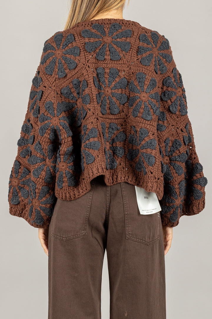 EMUNA - CARDIGAN APERTO CROCHET