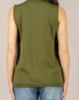 VICOLO - 2AB2108 - MAGLIA GIROMANICHE CON SPILLE MILITARE