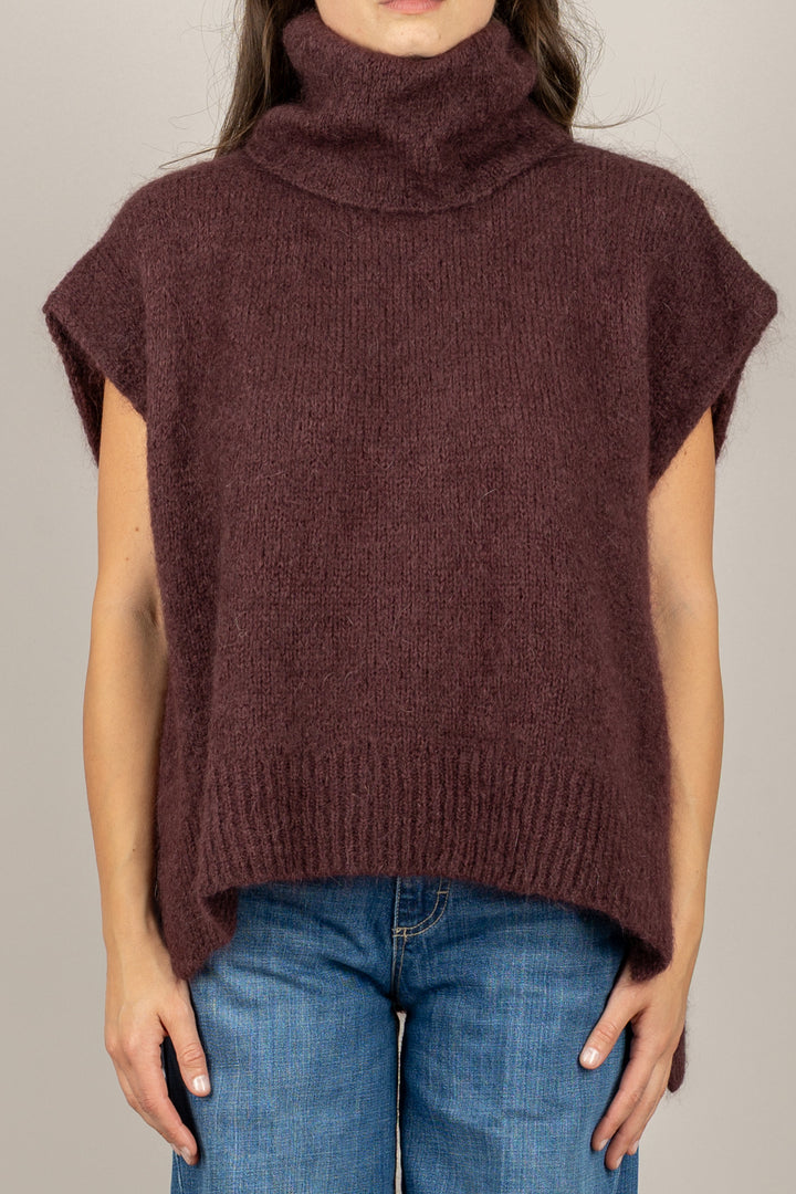 DIXIE - M277Y238 - MAGLIA MOHAIR COLLO ALTO